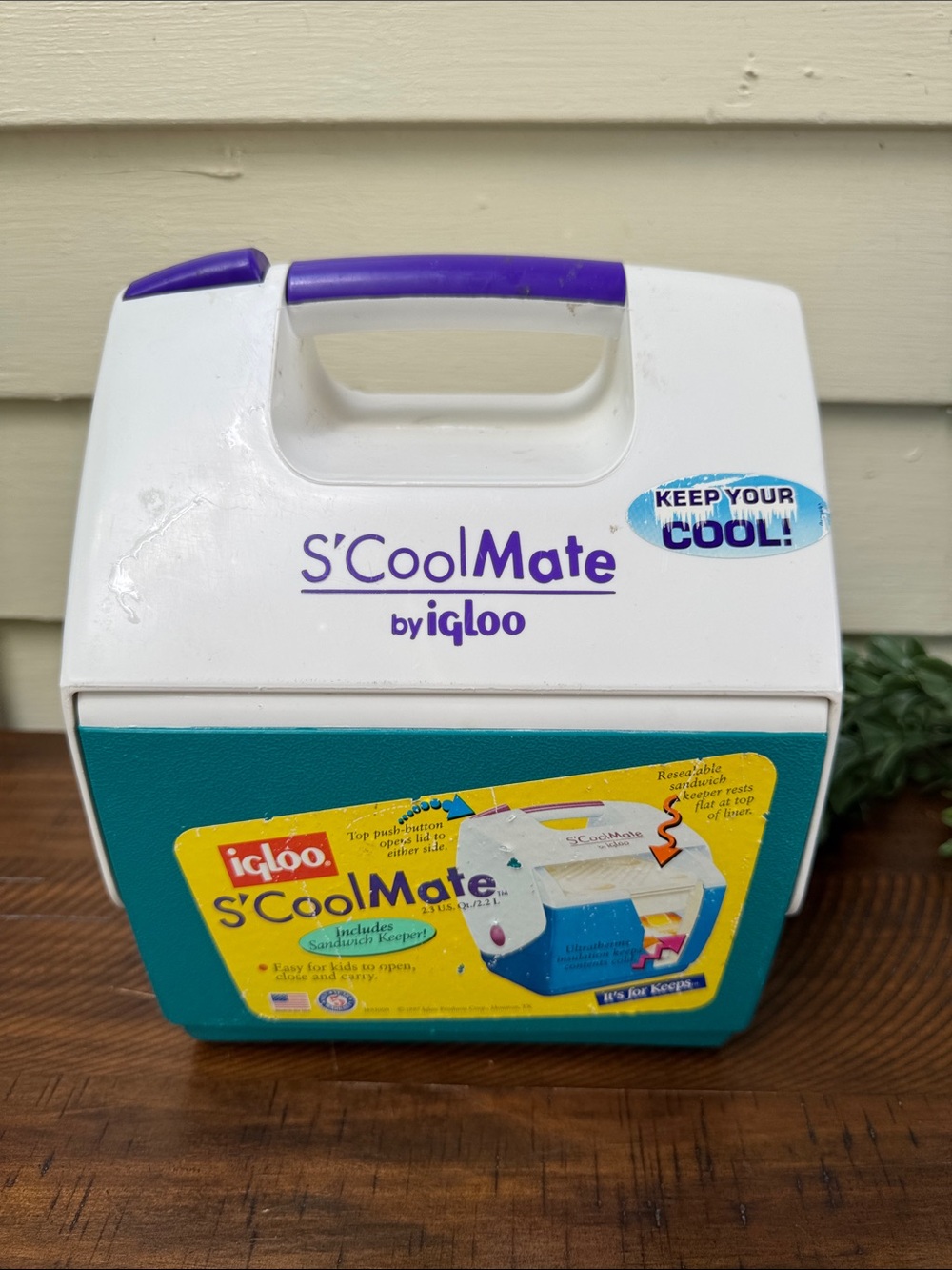 Vtg Igloo S’Cool Mate Mini Cooler